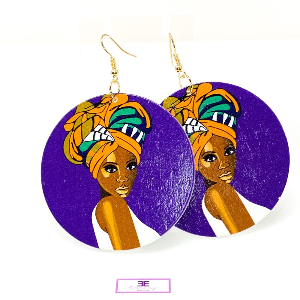 Nubian Hoops - Picture 3 of 7